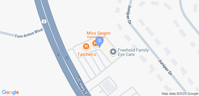 Map to Satori Academy Freehold